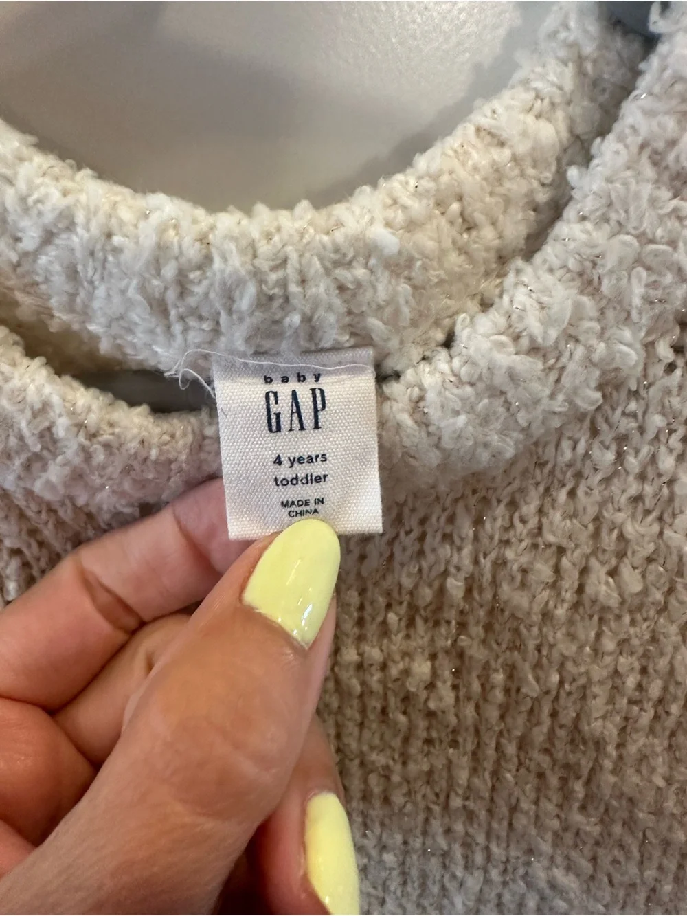 GAP Cream Knit Sweater Top with Pink Tulle Star Skirt